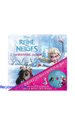 LA REINE DES NEIGES - Une histoire, un film - Livre DVD - Disney