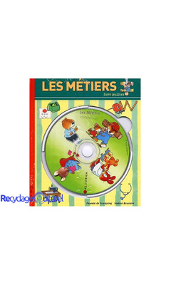 Les métiers. Livre puzzle avec CD-ROM