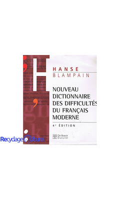 Nouveau dictionnaire des difficultés du français moderne. Avec CD-ROM